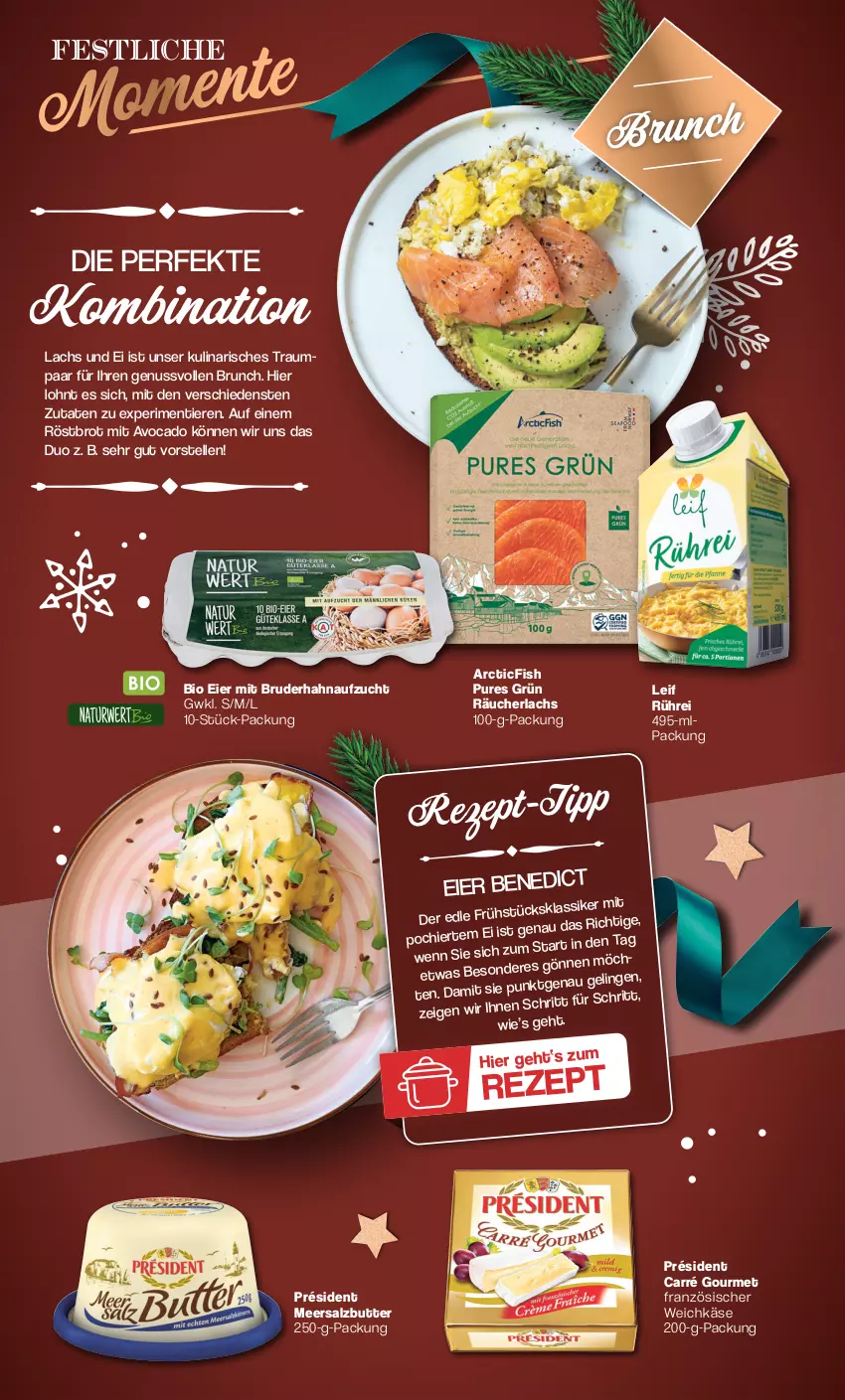 Aktueller Prospekt Famila - Prospekte - von 27.11 bis 23.12.2023 - strona 2 - produkty: avocado, bio, brot, butter, eier, elle, französischer weichkäse, Käse, lachs, meersalz, Meersalzbutter, nuss, Räucherlachs, rezept, rezept-tipp, salz, Ti, Tiere, weichkäse