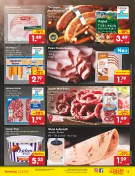 Gazetka promocyjna Netto Marken-Discount - Filial-Angebote - Gazetka - ważna od 22.07 do 22.07.2023 - strona 11 - produkty: angebot, auer, aufschnitt, Bau, Bauer, Bauernschinken, bestpreis, braten, bratwurst, buch, chicken wings, dauertiefpreis, eis, fleisch, geback, Holz, krustenbraten, nuss, Ofen, pute, reis, ring, rostbratwurst, salami, schinken, Schinken-Würfel, snack, thüringer rostbratwurst, Ti, tiefpreis, wiener, würfel, wurst, wurst in selbstbedienung, ZTE