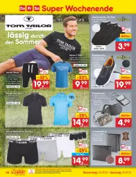 Gazetka promocyjna Netto Marken-Discount - Filial-Angebote - Gazetka - ważna od 22.07 do 22.07.2023 - strona 40 - produkty: asti, eis, Freizeitschuhe, Geldbörse, ndk, Polo-Shirt, reis, retroshorts, schuhe, shirt, shorts, sneaker, sneakersocken, socken, T-Shirt, Tasche, taschen, Ti, tisch, ZTE