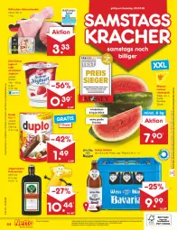 Gazetka promocyjna Netto Marken-Discount - Filial-Angebote - Gazetka - ważna od 22.07 do 22.07.2023 - strona 44 - produkty: angebot, angebote, bestpreis, bier, discount, duplo, eis, elle, fleisch, früchte, Germ, henkel, Holz, jägermeister, joghur, joghurt, kracher, kräuter, kräuterlikör, likör, marken-discount, Meister, melone, natur, ndk, reis, sahne, Sahnejoghurt, schenkel, Ti, wasser, wassermelone, wurst, wurst in selbstbedienung, zott, ZTE