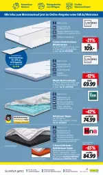Gazetka promocyjna Lidl - Aktuelle Onlineshop-Highlights - Gazetka - ważna od 30.04 do 30.04.2023 - strona 27 - produkty: auer, dell, elle, korb, Liege, mab, matratze, matratzen, matratzenauflage, Matratzentopper, Mode, Ti, topper, wendematratze