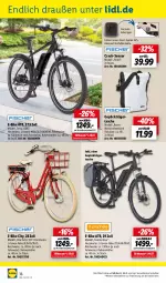 Gazetka promocyjna Lidl - Aktuelle Onlineshop-Highlights - Gazetka - ważna od 30.04 do 30.04.2023 - strona 36 - produkty: akku, dell, E-Bike, eis, GPS, Mode, ndk, rwe, Tasche, Ti, wasser, ZTE
