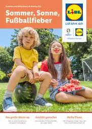 Gazetka promocyjna Lidl - Sommermagazin 2024 - Gazetka - ważna od 23.06 do 23.06.2024 - strona 1 - produkty: ball, drink, drinks, eier, eis, Fußball, Garten, grill