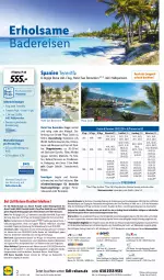 Gazetka promocyjna Lidl - Themenflyer Juni 2022 - Gazetka - ważna od 14.08 do 14.08.2022 - strona 2 - produkty: angebot, angebote, auer, Bad, Berger, Brei, buch, dusche, eier, eis, elle, erde, inklusivleistungen, kreuzfahrten, LG, Liege, Meerwasser, merci, Persona, pool, reis, reiseveranstalter, reiss, rel, rezept, ring, schirme, sonnenschirm, telefon, Ti, uhr, usb, wasser