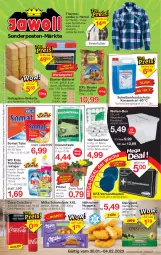 Gazetka promocyjna Jawoll - Prospekte - Gazetka - ważna od 04.02 do 04.02.2023 - strona 1 - produkty: angebot, angebote, auer, batterie, batterien, beutel, briketts, butter, cola, Dairygold, decke, Deckel, dekoration, elle, ente, hemd, Holz, irische butter, Jacke, kfz-verbandkasten, milka, milka schokolade, ndk, nuggets, reiniger, Reinigung, sac, salz, Scheibenfrostschutz, schoko, schokolade, somat, sonderposten, Streufutter, tee, Teelicht, teelichte, Ti, topf, Verbandkasten, wc ente