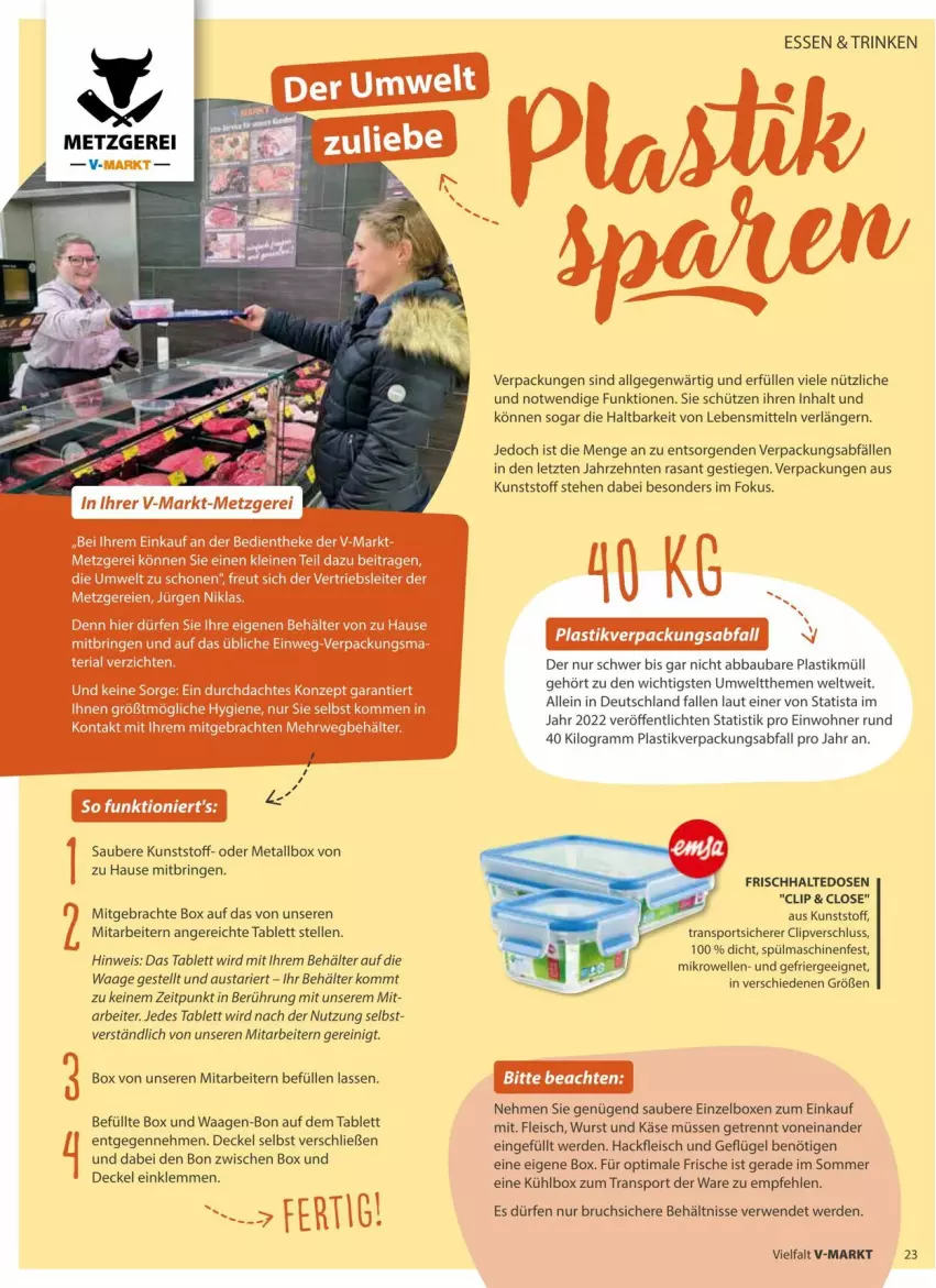 Aktueller Prospekt Vmarkt - Prospekte - von 09.07 bis 23.07.2025 - strona 23 - produkty: Abba, asti, aust, Bau, Behälter, decke, Deckel, eis, elle, erde, Ergee, fleisch, frischhaltedosen, Geflügel, hackfleisch, Käse, kühlbox, lebensmittel, LG, mikrowelle, ring, rwe, Schütze, Sport, spülmaschinen, tablet, tablett, Ti, Waage, wurst, ZTE