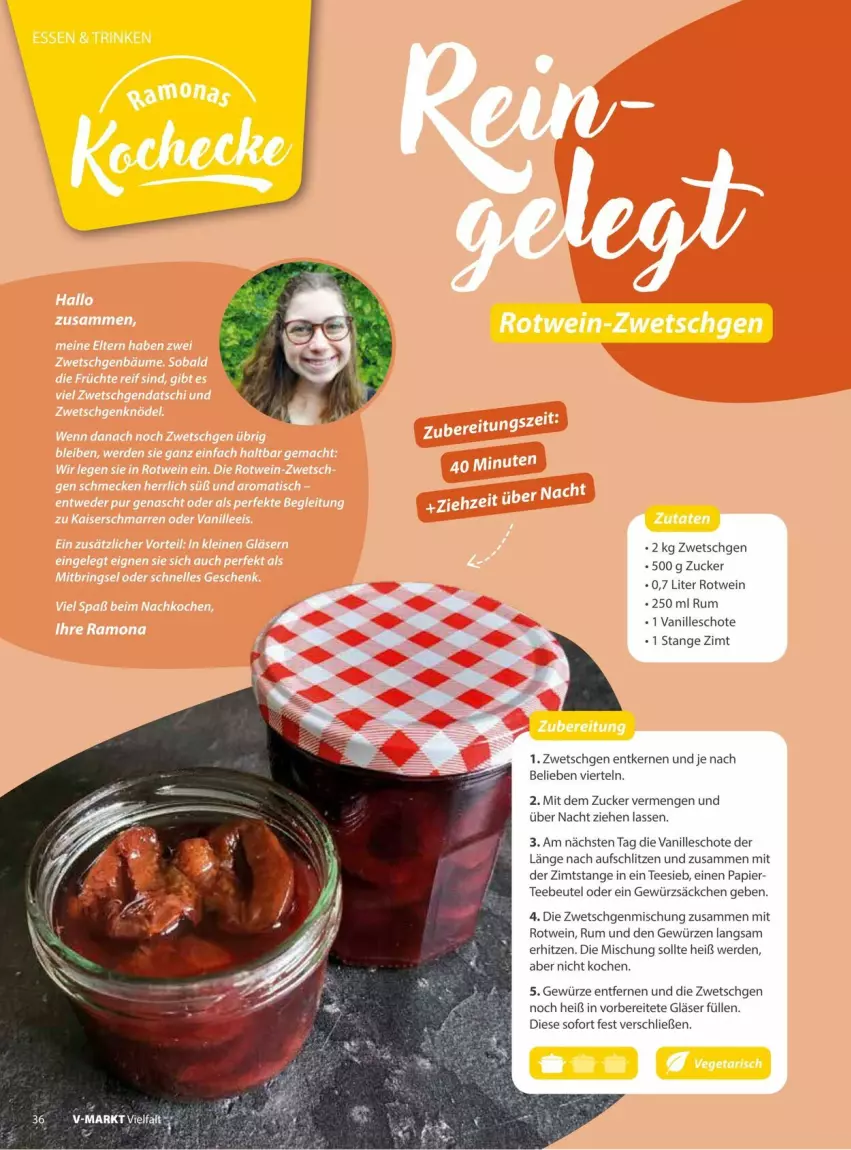 Aktueller Prospekt Vmarkt - Prospekte - von 09.07 bis 23.07.2025 - strona 36 - produkty: beutel, erde, gewürz, Gläser, papier, rotwein, rum, tee, Teebeutel, vanille, wein, zucker