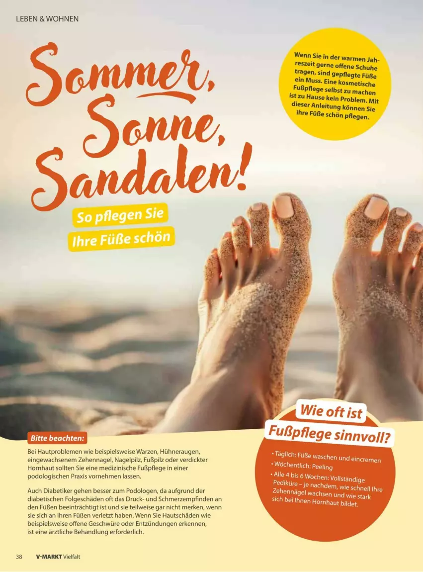 Aktueller Prospekt Vmarkt - Prospekte - von 09.07 bis 23.07.2025 - strona 38 - produkty: eis, hühner, LG, mac, Odol, schuhe, Ti, tisch