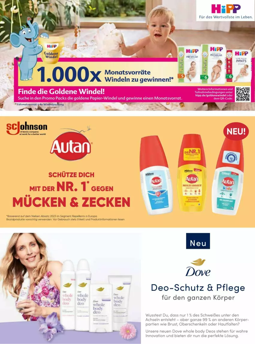 Aktueller Prospekt Vmarkt - Prospekte - von 09.07 bis 23.07.2025 - strona 41 - produkty: bio, biozidprodukte, body, deo, dove, elle, henkel, hipp, papier, Rauch, rwe, schenkel, Schütze, Ti, windeln