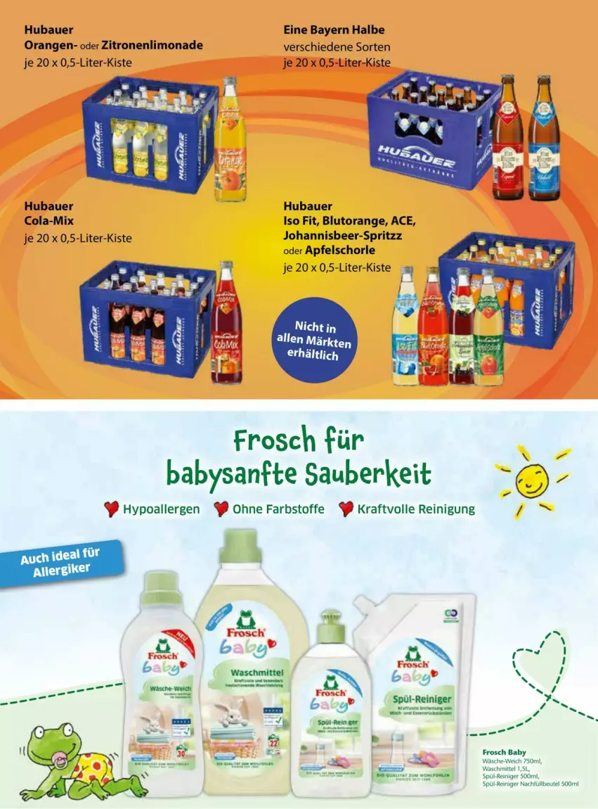 Aktueller Prospekt Vmarkt - Prospekte - von 09.07 bis 23.07.2025 - strona 54 - produkty: apfel, Apfelschorle, auer, Bau, Bauer, beutel, Blutorange, cola, Frosch, kraft, LG, limo, limonade, orange, orangen, reiniger, Reinigung, schorle, waschmittel, zitrone, zitronen