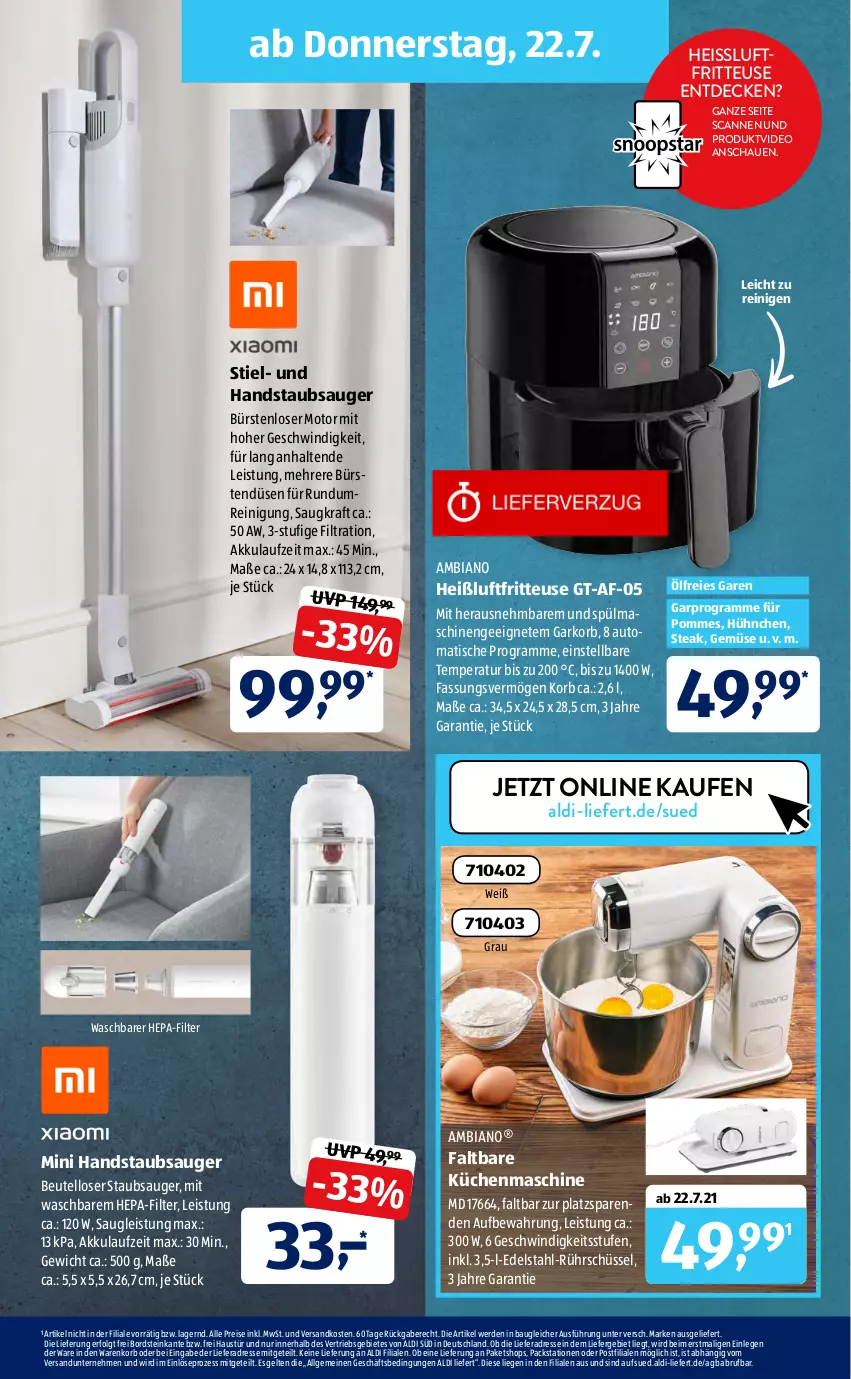 Aktueller Prospekt AldiSud - ALDI Aktuell - von 19.07 bis 24.07.2021 - strona 21