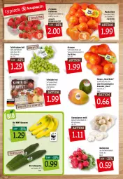 Gazetka promocyjna Kupsch - Angebote der Woche - Gazetka - ważna od 08.01 do 08.01.2022 - strona 6 - produkty: avocado, banane, bananen, beere, beeren, bio, champignon, champignons, eis, erdbeere, erdbeeren, gurke, mandarine, mandarinen, mango, orange, orangen, radieschen, reis, salat, Salatgurke, Schal, Schale, tafeläpfel, tafeltrauben, Ti, trauben