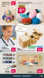 Gazetka promocyjna Netto - Woche 3 - Gazetka - ważna od 20.01 do 20.01.2024 - strona 19 - produkty: bambus, batterie, batterien, kesper, kissen, Lampe, leds, Puzzle, socken, Ti, tisch, wolle