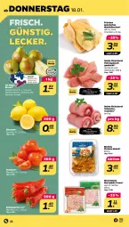 Gazetka promocyjna Netto - Woche 3 - Gazetka - ważna od 20.01 do 20.01.2024 - strona 22 - produkty: Birnen, dell, eis, fleisch, Fleischerei, gulasch, mais, mortadella, nero, paprika, paprika rot, pute, rouladen, sac, Schere, schwein, schweine, Schweineroulade, Spitzpaprika, stockmeyer, Ti, tomate, tomaten, wein, weine, zitrone, zitronen