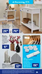 Gazetka promocyjna AldiSud - IN ZWEI WOCHEN - Gazetka - ważna od 19.11 do 19.11.2022 - strona 21 - produkty: aldi, alle artikel ohne dekoration, batterie, batterien, Bau, beistelltisch, beleuchtung, casa deco, dekoration, dell, eis, elle, fernbedienung, Finish, Germ, gin, lack, led-beleuchtung, leds, Leuchte, medion, mit fernbedienung, Mode, Ria, ring, schubladen, Ti, tisch, usb, Vase, ZTE