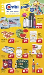 Gazetka promocyjna Combi - Prospekte - Gazetka - ważna od 29.06 do 29.06.2024 - strona 1 - produkty: aperol, arla, arla buko, Becher, beutel, bratwurst, Buko, eis, elle, fertiggericht, fertiggerichte, flasche, frischkäse, frosta, frucht, fruchtjoghurt, glasflasche, gyros, joghur, joghurt, Käse, küche, Küchen, landliebe, melone, melonen, natur, pfanne, reis, Schwartau, schwein, teller, Ti, veggie, veltins, wasser, wassermelone, wassermelonen, wassersprudler, wein, wurst, ZTE, zucker