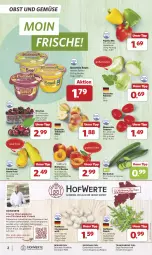 Gazetka promocyjna Combi - Prospekte - Gazetka - ważna od 29.06 do 29.06.2024 - strona 2 - produkty: Bau, Becher, bio, bio gurken, Birnen, champignon, champignons, cola, creme, eis, erde, fleisch, früchte, gurke, gurken, kirsch, kirsche, kirschen, kohlrabi, mozzarella, Nektar, nektarinen, nektarinen oder, nuss, obst, Obst und Gemüse, oder pfirsiche, paprika, paprika mix, pfirsich, pfirsiche, pilze, rel, rucola, sac, Schal, Schale, smoothie, tafeläpfel, tafelbirnen, Ti, tomate, tomaten, und gemüse