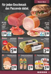 Gazetka promocyjna Edeka - Angebote der Woche - Gazetka - ważna od 13.05 do 13.05.2023 - strona 9 - produkty: aktionspreis, apfel, auer, Bau, Bauer, eintöpfe, eis, elle, fleisch, gutsleberwurst, hähnchenbrust, knacker, kochschinken, leberwurst, mac, Mett, mettwurst, mühlen schinken, natur, nuss, pastete, Pommersche, reis, rügenwalder, rügenwalder mühle, saft, schinken, schlauch, schnittlauch, spargel, suppe, suppen, Ti, toast, wurst, zwiebel