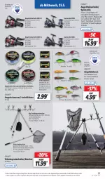 Gazetka promocyjna Lidl - Aktionsprospekt - Gazetka - ważna od 28.05 do 28.05.2022 - strona 23 - produkty: angebot, crivit, dell, Dorsch, eier, eis, elle, fisch, fische, forelle, Kescher, Knicklicht, Kugel, Makrele, Mode, Popp, reis, rel, Ria, Sport, Tasche, Teleskop, Ti, tragetasche, Zander, ZTE