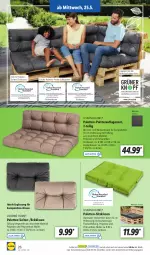 Gazetka promocyjna Lidl - Aktionsprospekt - Gazetka - ważna od 28.05 do 28.05.2022 - strona 26 - produkty: kissen, ndk, Palette, Ria, Rückenkissen, Schal, Schale, sitzkissen, Ti