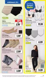 Gazetka promocyjna Lidl - Aktionsprospekt - Gazetka - ważna od 28.05 do 28.05.2022 - strona 29 - produkty: angebot, Bau, baumwolle, bio, bio-baumwolle, dell, eis, elle, esmara, Füßlinge, livergy, Minislip, Mode, Pyjama, reis, Ria, slip, slips, sneaker, sneakersocken, söckchen, socken, Ti, wolle, ZTE