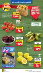 Gazetka promocyjna Lidl - Aktionsprospekt - Gazetka - ważna od 28.05 do 28.05.2022 - strona 34 - produkty: aktionspreis, bio, Birnen, cocktail, cocktails, eis, früchte, Frühkartoffeln, kartoffel, kartoffeln, kuchen, ndk, Rauch, reis, rezept, rezepte, rote bete, Schal, Schale, schnitten, speisefrühkartoffeln, strauchtomaten, Ti, tomate, tomaten, zitrone, zitronen