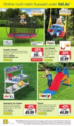 Gazetka promocyjna Lidl - Aktionsprospekt - Gazetka - ważna od 28.05 do 28.05.2022 - strona 52 - produkty: angebot, angebote, arbeitsplatte, asti, eis, elle, fanta, Garten, gartenschlauch, Holz, Kinder, küche, latte, massivholz, ndk, reis, rel, Ria, Schal, Schale, Schaukel, schlauch, stuhl, telefon, Ti, Trampolin, uhr, Wanne, wasser