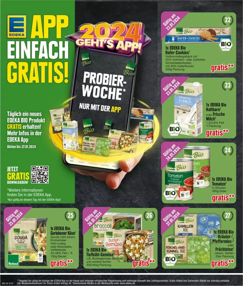 Aktueller Prospekt Edeka - Prospekte - von 22.01 bis 27.01.2024 - strona 12 - produkty: angebot, bier, deka, LG, Ti