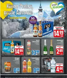 Gazetka promocyjna Edeka - Prospekte - Gazetka - ważna od 27.01 do 27.01.2024 - strona 10 - produkty: alkohol, Alwa, bier, eis, elle, flasche, krumbach, limo, limonade, Maxl Helles, mineralwasser, orange, orangen, reis, rum, sekt, wasser, ZTE