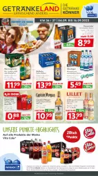 Gazetka promocyjna Getraenkeland - Gazetka - ważna od 16.09 do 16.09.2023 - strona 1 - produkty: aktionspreis, alkohol, Alwa, angebot, angebote, aperitif, bestpreis, bestpreise, bier, Cap, captain morgan, coca-cola, cola, eis, Elan, elle, flasche, getränk, getränke, gin, hasseröder, LG, lillet, Mezzo Mix, mineralwasser, original spiced gold, payback, pils, reis, Ti, vita, Vita C, wasser