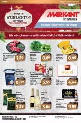 Gazetka promocyjna Markant - Prospekte - Gazetka - ważna od 24.12 do 24.12.2021 - strona 1 - produkty: angebot, angebote, Bau, Becher, elle, krombache, krombacher, krombacher pils, latte, merci, pils, rind, rinder, sahne, Schal, Schale, schlagsahne, uhr, weihnachten