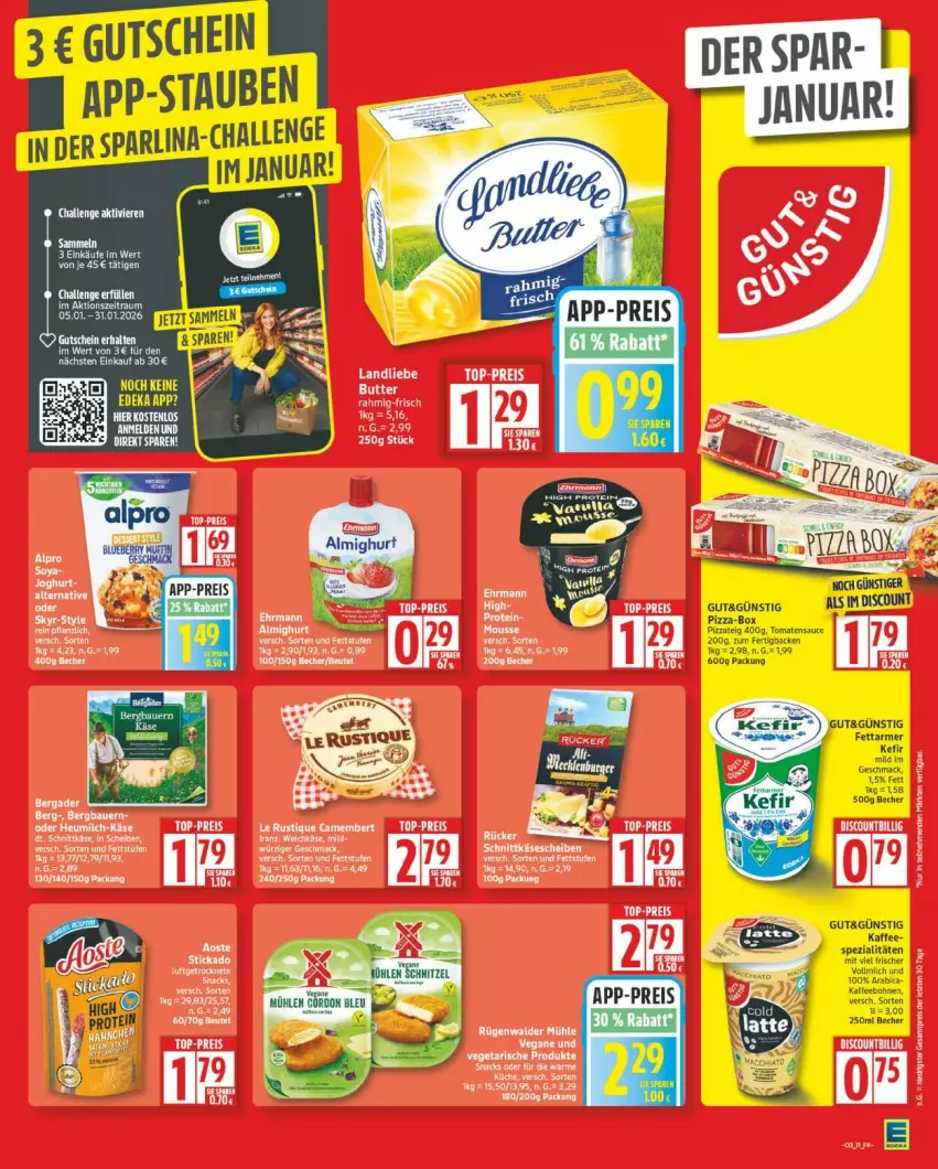 Aktueller Prospekt Edeka - Prospekte - von 12.01 bis 17.01.2026 - strona 11 - produkty: Becher, discount, gutschein, Ti