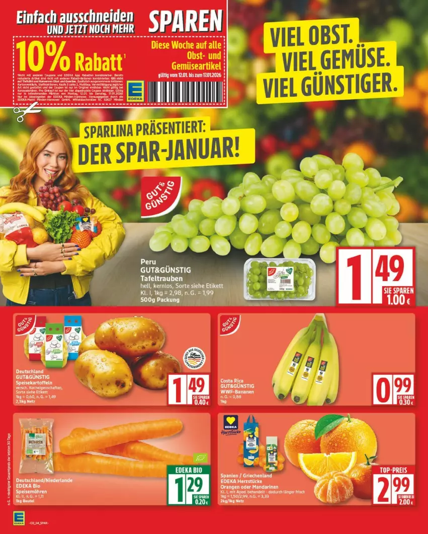 Aktueller Prospekt Edeka - Prospekte - von 12.01 bis 17.01.2026 - strona 4