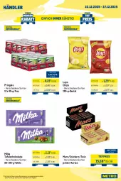 Gazetka promocyjna Metro - Wochen-Angebote Händler - Gazetka - ważna od 27.12 do 27.12.2025 - strona 2 - produkty: Alwa, angebot, beutel, bio, bionade, chips, drink, eis, eistee, energy drink, flasche, getränk, getränke, lays, mars, Metro, metro gastro, milka, mineralwasser, Palette, pringles, Rauch, red bull, reis, ring, schoko, schokolade, snickers, tafelschokolade, tee, Ti, tiefpreis, twix, wasser