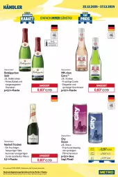 Gazetka promocyjna Metro - Wochen-Angebote Händler - Gazetka - ważna od 27.12 do 27.12.2025 - strona 6 - produkty: angebot, cuvée, ecco, eis, elle, ente, flasche, frucht, getränk, getränke, henkel, henkell, Henkell Trocken, mac, Metro, metro gastro, Palette, pfirsich, reis, rotkäppchen, sekt, Ti, wein, weine
