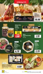 Gazetka promocyjna Lidl - Aktionsprospekt - Gazetka - ważna od 16.12 do 16.12.2023 - strona 20 - produkty: hartkäse, Käse, messer, natur, ndk, rohschinken, rosmarin, sauce, schafskäse, Schal, Schale, schinken, senf, Ti, weichkäse