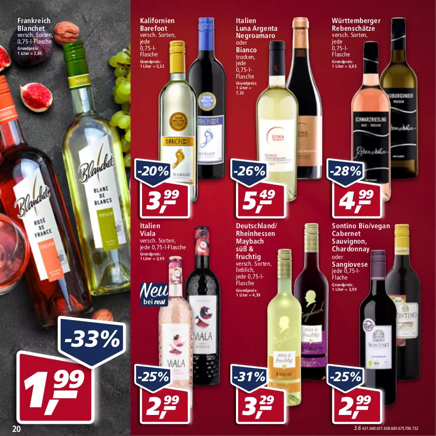 Aktueller Prospekt Real - Real Handzettel - von 07.03 bis 12.03.2022 - strona 20 - produkty: amaro, Berger, bio, cabernet, cabernet sauvignon, chardonnay, eis, flasche, frucht, maybach, reis, sauvignon, Ti