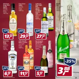 Gazetka promocyjna Real - Real Handzettel - Gazetka - ważna od 12.03 do 12.03.2022 - strona 23 - produkty: aperitif, brut, brut dargent, chardonnay, eis, flasche, islay single malt, laphroaig, lillet, mumm, reis, scotch, scotch whisky, sekt, single malt, Ti, vodka, whisky