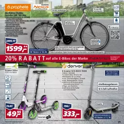 Gazetka promocyjna Real - Real Handzettel - Gazetka - ważna od 12.03 do 12.03.2022 - strona 29 - produkty: aeg, akku, Bau, E-Bike, E-Bikes, eis, Elektro, elle, ente, gabel, leds, preis für vormontierte räder, reifen, reis, rücklicht, rwe, sattel, sattelstütze, Schal, scooter, teller, Ti, trommel