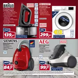 Gazetka promocyjna Real - Real Handzettel - Gazetka - ważna od 12.03 do 12.03.2022 - strona 45 - produkty: auto, Bank, Behälter, beutel, bodenstaubsauger, bügel, Bügelstation, dampfbügelstation, dell, eis, elle, ente, Ergee, gsw, hygienefilter, Mode, Rauch, reis, rum, Schal, Spektrum, staubbeutel, staubsauger, teller, Ti, wasser
