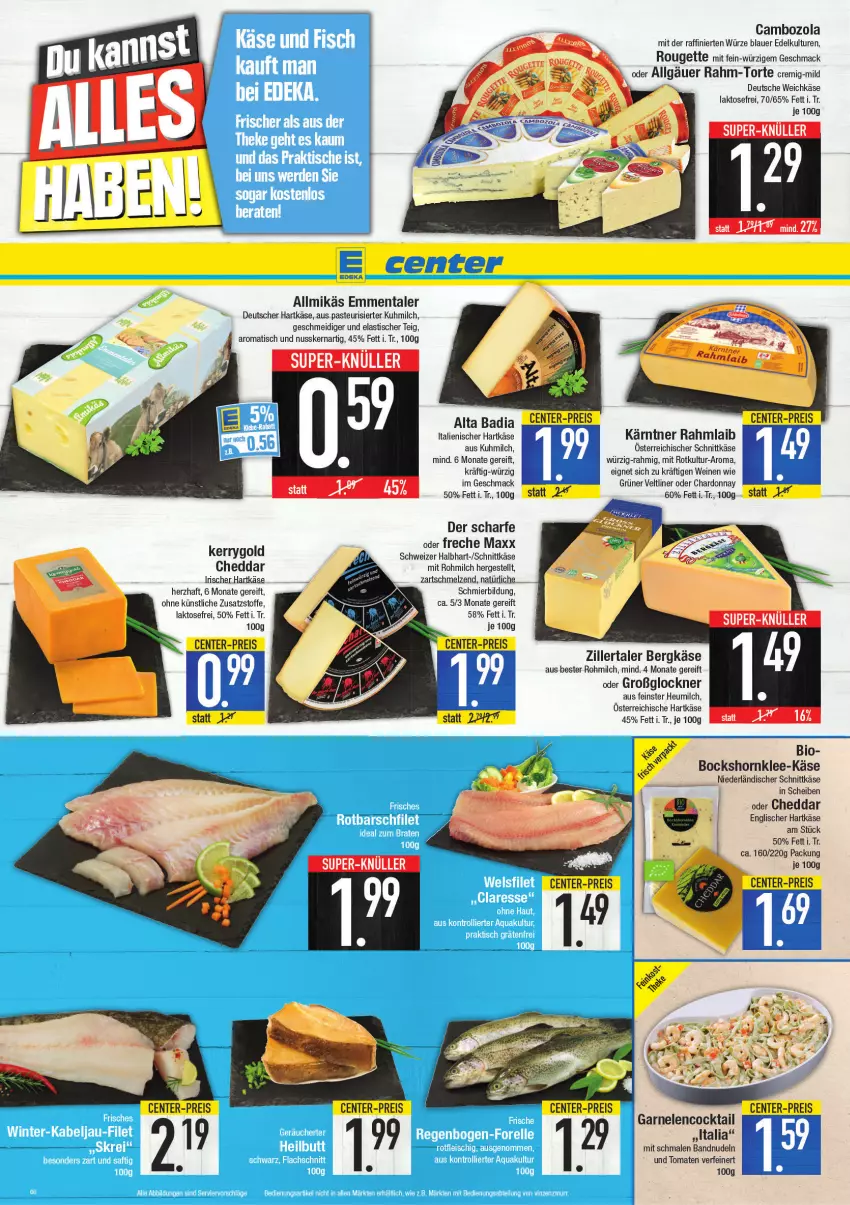 Aktueller Prospekt E Center - Angebote der Woche - von 14.03 bis 19.03.2022 - strona 6 - produkty: erde, fisch, Käse, Ti, tisch