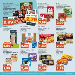 Gazetka promocyjna Real - Gazetka - ważna od 16.09 do 16.09.2023 - strona 10 - produkty: baguette, Becher, bio, Bistro Baguette, bolognese, burger, curry, daim, Dr. Oetker, eis, elle, filet, filets, fisch, fische, Fischer, followfish, forelle, garden gourmet, garnelen, gin, lachs, maultaschen, meica, milka, mövenpick, mövenpick eis, nadler, oreo, original wagner, pizza, Rana, reis, rel, rewe bio, ricotta, salat, Schal, Schale, Schere, stieleis, Tasche, taschen, Ti, torte, wagner, Wild, wildlachs, ZTE