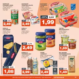 Gazetka promocyjna Real - Gazetka - ważna od 16.09 do 16.09.2023 - strona 13 - produkty: aufstrich, barilla, bio, brot, brotaufstrich, eis, filet, filets, fisch, gewürz, Gewürzmischung, pesto, reis, salat, saupiquet, thunfisch, Thunfischsalat, wagner, ZTE