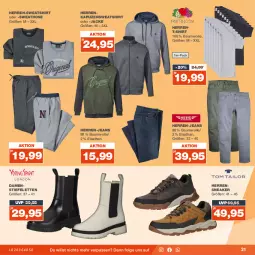 Gazetka promocyjna Real - Gazetka - ważna od 16.09 do 16.09.2023 - strona 21 - produkty: Bau, baumwolle, herren-jeans, hose, Jacke, jeans, Kapuzensweatshirt, LG, shirt, sneaker, Stiefeletten, Sweathose, Sweatshirt, T-Shirt, Ti, wolle