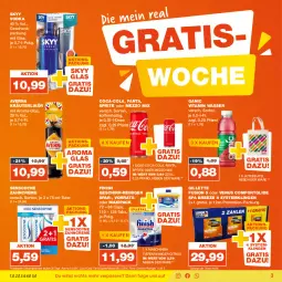 Gazetka promocyjna Real - Gazetka - ważna od 16.09 do 16.09.2023 - strona 3 - produkty: averna, beutel, bree, Cap, citrus, coca-cola, cola, creme, eis, fanta, Finish, geschenkpackung, geschirr, gillette, kräuter, kräuterlikör, LG, likör, Mezzo Mix, reiniger, reis, sensodyne, skyy, Skyy Vodka, sprite, Systemklingen, Ti, venus, vita, vodka, wasser, zahncreme, ZTE