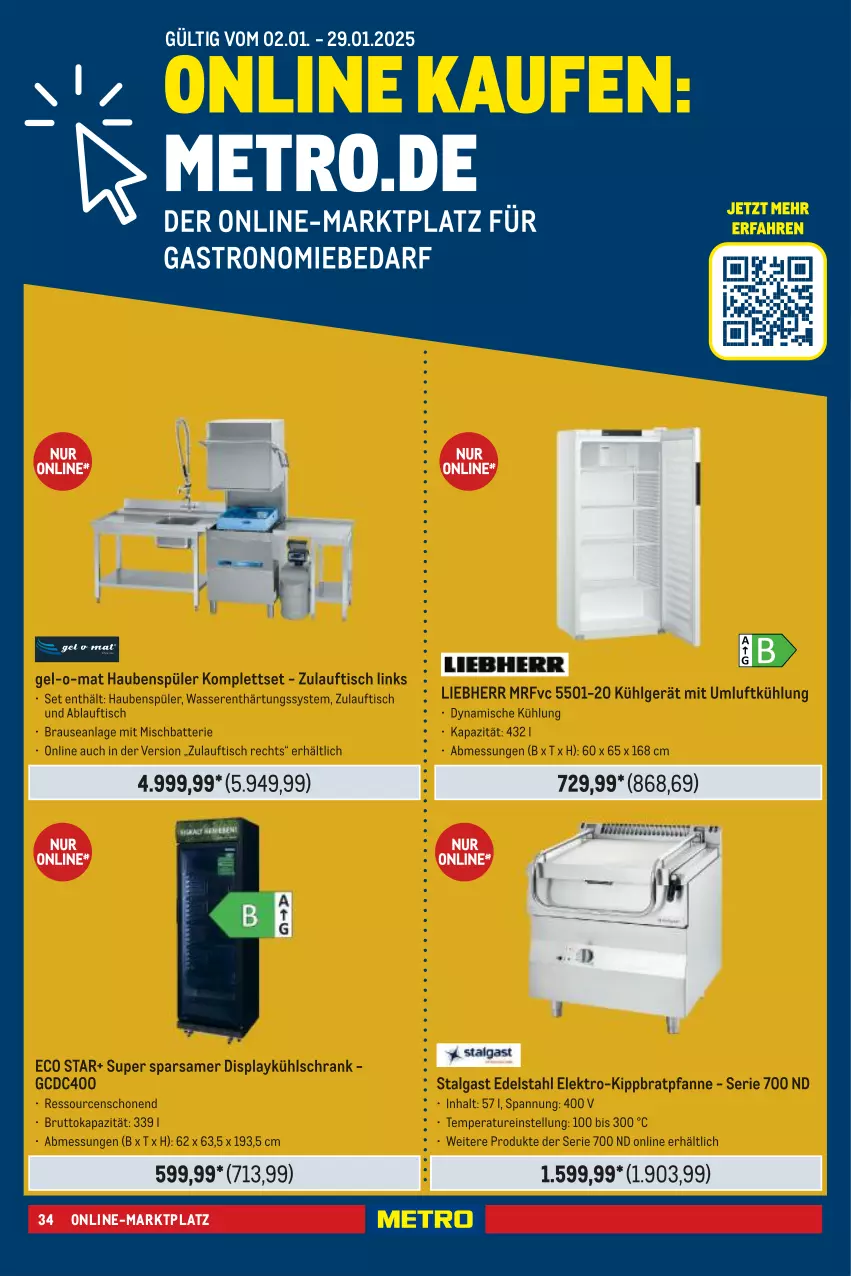 Aktueller Prospekt Metro - Gut ausgestattet - von 02.01 bis 29.01.2025 - strona 34 - produkty: Ti