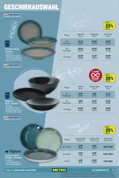 Gazetka promocyjna Metro - Gut ausgestattet - Gazetka - ważna od 29.01 do 29.01.2025 - strona 5 - produkty: dessert, Dessertteller, elle, geschirr, Geschirrserie, gin, janina, mikrowelle, pasta, Schal, Schale, spülmaschinen, teller, Ti