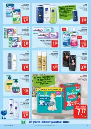 Gazetka promocyjna Marktkauf - Prospekt - Gazetka - ważna od 04.07 do 04.07.2026 - strona 25 - produkty: deo, deospray, Discreet, dove, duschgel, eis, elnett, ente, flasche, flüssigseife, gin, haarspray, mundspülung, nivea, Nuance, Odol, Odol-med 3, olive, palmolive, pampers, papier, reis, Seife, shampoo, spülung, syoss, Ti, toilettenpapier, windeln, Yo, ZTE