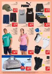 Gazetka promocyjna Marktkauf - Prospekt - Gazetka - ważna od 04.07 do 04.07.2026 - strona 38 - produkty: Bad, Badehose, Cap, damen t-shirt, dell, eis, hose, Mode, puma, reis, retroshorts, schuhe, shirt, shorts, sneaker, sneakersocken, socken, Spiele, Sport, sporttasche, T-Shirt, tanktop, Tasche, Ti