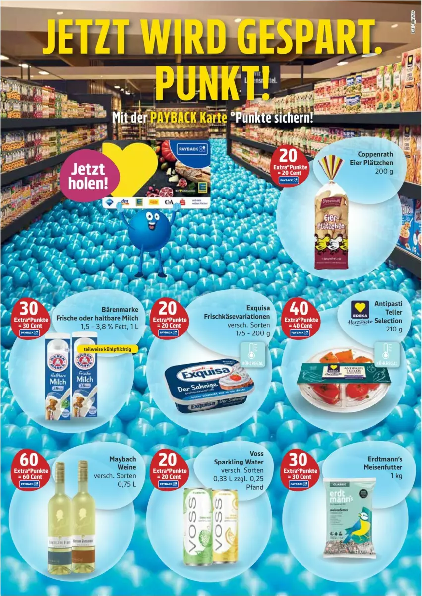 Aktueller Prospekt Edeka - Prospekte - von 05.05 bis 10.05.2025 - strona 11 - produkty: antipasti, asti, bärenmarke, coppenrath, eier, eis, elle, exquisa, exquisa frischkäse, frischkäse, haltbare milch, Käse, Lätzche, maybach, milch, Ria, senf, teller, Ti, wein, weine